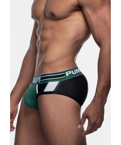 PUMP Heren Boost Slip Zwart/Donkergroen/Wit