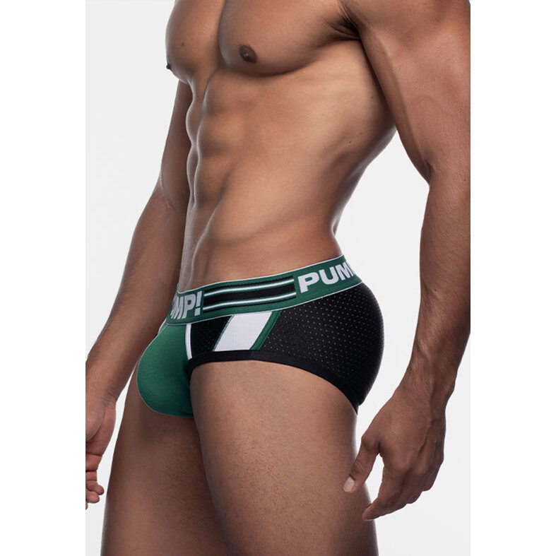 PUMP! PUMP Men's Boost Briefs Black/Dark Green/White