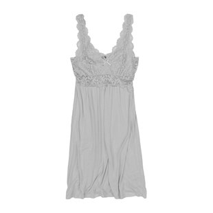 By Louise Slipdress Ladies Negligé With Lace Grey