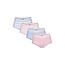 PIECES Pieces Women's Hipster PCLOGO 4-Pack Pink/Blue