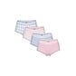 PIECES Pieces Women's Hipster PCLOGO 4-Pack Pink/Blue