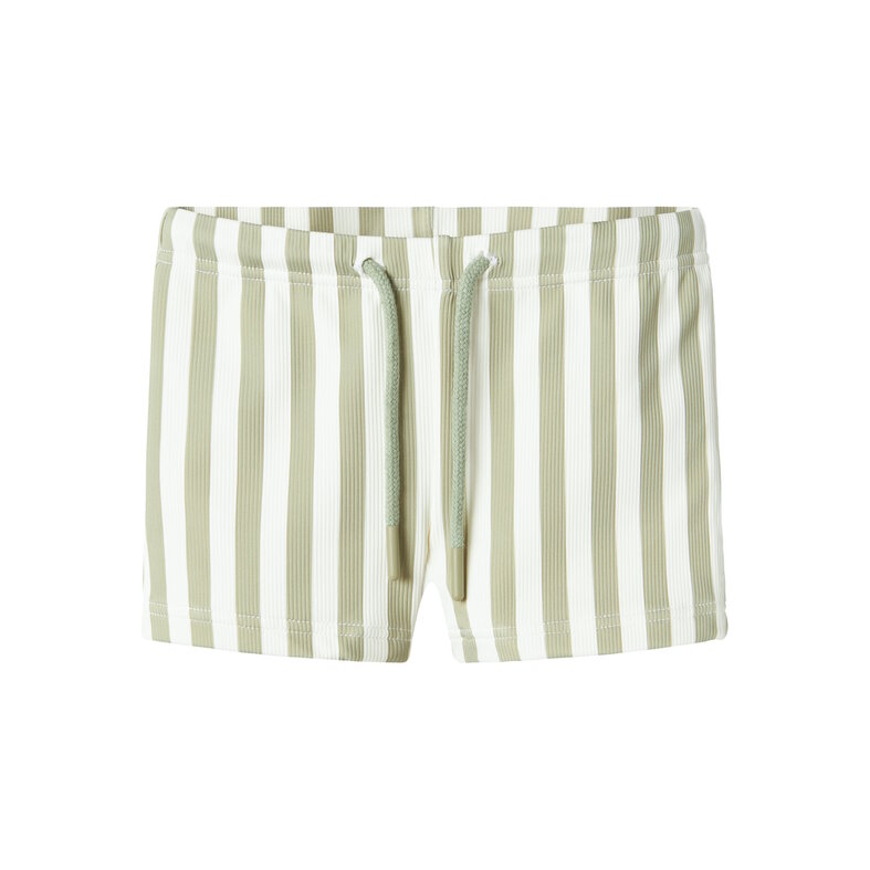 Name It Name It Jongens Zwembroek Strak NMMZIB Gestreept Groen/Wit