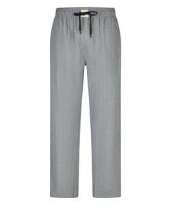 Phil & Co Men's Pyjama Pants Long Flannel Striped Gray