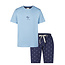Phil & Co Phil & Co Heren Shortama Korte Pyjama Set Lichtblauw