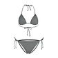 O'Neill O'Neill Dames Bikini Set Capri Bondey Zwart/Wit Gestreept