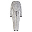 By Louise By Louise Ladies Home Suit Onesie Fleece Grey Panther Print