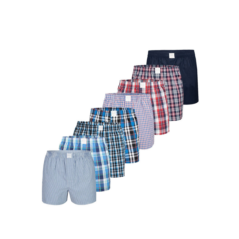MG-1 MG-1 Wijde Boxershorts Heren Core Multipack 8-Pack