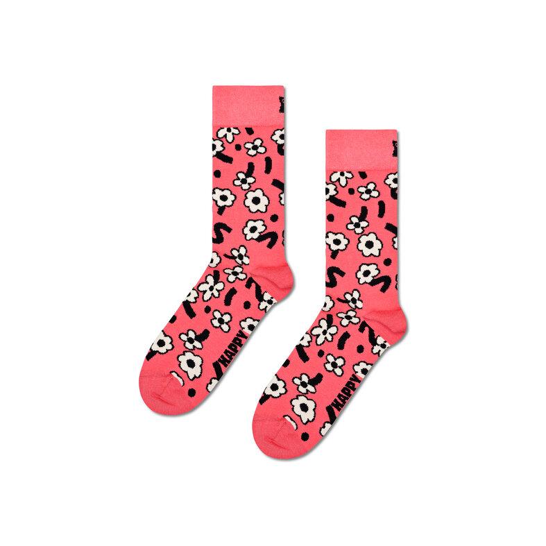 Happy Socks Happy Socks Socks Dancing Flower Pink