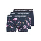 Jack & Jones Jack & Jones Heren Boxershorts Trunks JACANDY 3-Pack Flamingo Print