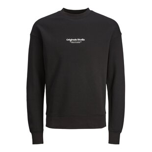 Jack & Jones Men's Sweater Sweater JORVESTERBRO Black