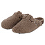 Apollo Apollo Ladies' Slip-on Slippers Teddy Brown