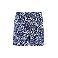 Shiwi Shiwi Heren Zwemshort MIKE 7" Zeester Print Donkerblauw/Wit