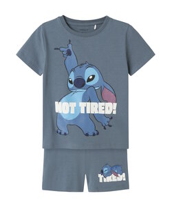 Name It Boys Short Pyjama Set Shortama NMMARUSH STITCH Blue