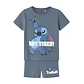 Name It Name It Jongens Korte Pyjama Set Shortama NMMARUSH STITCH Blauw