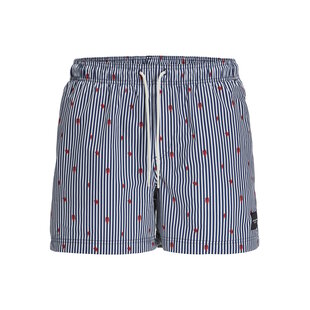 Jack & Jones Heren Zwemshort JPSTMAUI JJSWIM Gestreept Kreeft