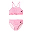 Name It Name It Meisjes Bikini Set NMFZAMMER Gestreept Lieveheersbeestjes Print Roze