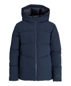 Jack & Jones Junior Boys Winter Coat JJGLOBAL Puffer Jacket Dark Blue