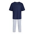 Jack & Jones Jack & Jones Men's Pyjama Set Long Pyjama Pants JACFLORENCE Blue/White Blocked