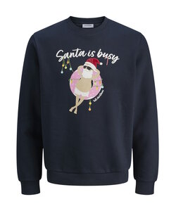 Jack & Jones Heren Kersttrui JJCHRISTMAS Donkerblauw