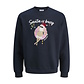Jack & Jones Jack & Jones Heren Kersttrui JJCHRISTMAS Donkerblauw