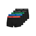Jack & Jones Junior Jack & Jones Kinder Boxershorts Jongens JACHUEY 5-Pack Zwart