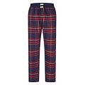 Phil & Co Phil & Co Men's Pyjama Pants Long Flannel Checkered Blue/Red