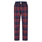 Phil & Co Phil & Co Men's Pyjama Pants Long Flannel Checkered Blue/Red