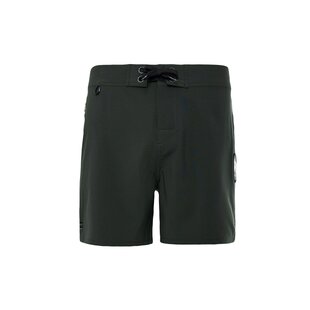 WATTS Men's Swim Short RX COOL Solid Dark Green