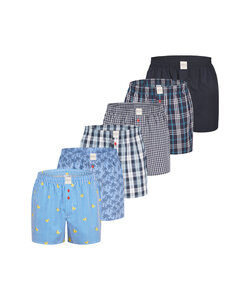 Phil & Co Wide Boxer Shorts Men 6-Pack Multipack