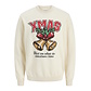 Jack & Jones Jack & Jones Men's Christmas Sweater JORHOLIDAY Off-White