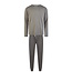 Phil & Co Phil & Co Heren Pyjama Set Lang Grijs