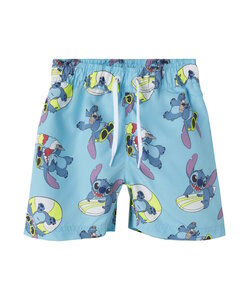 Name It Jongens Lange Zwemshorts NMMMIC Stitch Lichtblauw