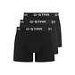 G-Star G-Star Men's Boxer Shorts Trunks ASH 3-Pack Black