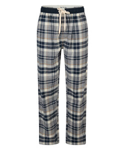 Phil & Co Men's Pyjama Pants Long Flannel Checkered Gray