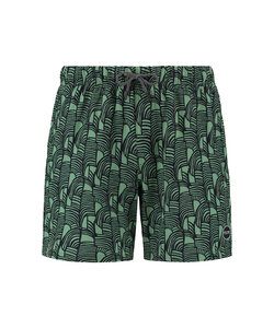 Shiwi Heren Zwemshort Abstract Jungle Groen