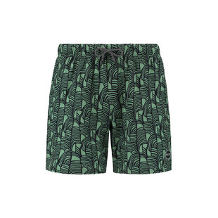 Shiwi Men's Swim Short Abstract Jungle Green