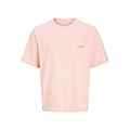 Jack & Jones Jack & Jones Heren T-shirt JORALMERIA Relaxed Fit Ronde Hals Roze