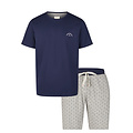 Phil & Co Phil & Co Men's Short Pants Short Pajama Set Dark Blue