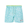 Name It Name It Jongens Zwemshort Kinderen NKMZAGLO Waterprint Blauw