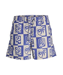 Jack & Jones Men's Swim Short OCEANDAY Print Blue