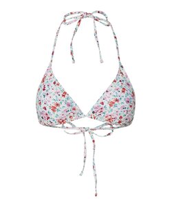 Pieces Women's Triangle Bikini Top PCBAOMI Floral Print