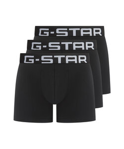 G-Star Men's Boxer Shorts Trunks OAK 3-Pack Black