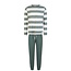 Phil & Co Phil & Co Heren Pyjama Set Lang Groen Gestreept