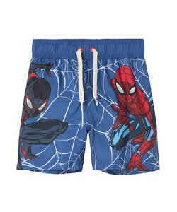 Name It Boys Long Swim Shorts NMMMAVE Spiderman Blue