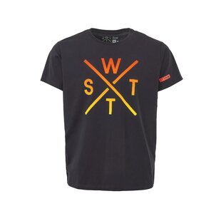 WATTS Unisex Logo T-Shirt WATTS03 Organic Cotton Dark Gray