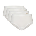 Ten Cate Ten Cate Ladies Hip Pants Midi Organic Cotton 4-Pack White