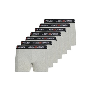 Jack & Jones Men's Boxer Shorts Trunks JACCORP 7-Pack Gray