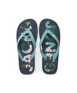 Jack & Jones Heren Teenslippers JFWLOGO Marineblauw