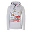 Apollo Apollo Dames Kersttrui Met Capuchon Merry Woofmas Hoodie Grijs