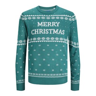 Jack & Jones Kersttrui Heren Gebreid JORHOLLY Groen